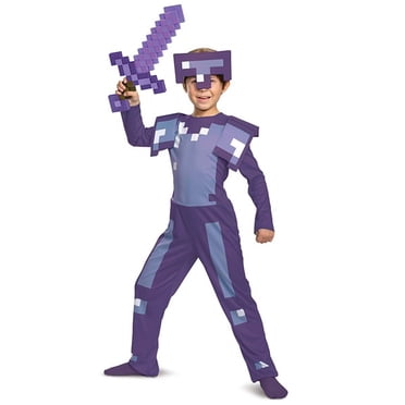 Minecraft Armure en Diamant Enchantée Costume Classique pour Enfants