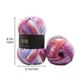 thumbnail image 3 of Fil pour le Crochet, Tricot à la Main Coloré 50 g Tricot Crochet Lait Doux Bébé Fil de Coton Laine, Écheveau pour Faire Chapeaux Écharpes Sacs Chandails, Fil pour le Tricot, 3 of 6