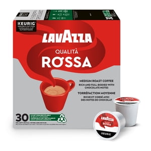 Lavazza Qualità Rossa, Rôtissement moyen, cafetières K-Cup