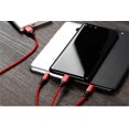 thumbnail image 2 of Yeacher High-quality Nylon Braided USB Data Cable 3 in 1 Fast Charging Cable Compatible with iOS Android Phone (NOT Support Data Transmission), 2 of 7