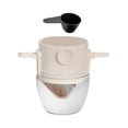 thumbnail image 3 of veasfak Paperless Pour Over Coffee Maker, Mesh , Coffee Accessories for the Office White, 3 of 9