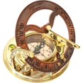 thumbnail image 4 of Nauticalmart - Antique Brass & Copper Sundial Compass, Sundial Clock in Box Gift Sun Clock Ship Replica Watch, 4 of 6