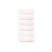 Camelot 6 Piece 600 GSM Zero Twist Cotton Face Towel Set