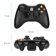 thumbnail image 3 of JUNWELL pour Microsoft Xbox 360 Manette Sans Fil Jouer Jeu Noir, 3 of 7