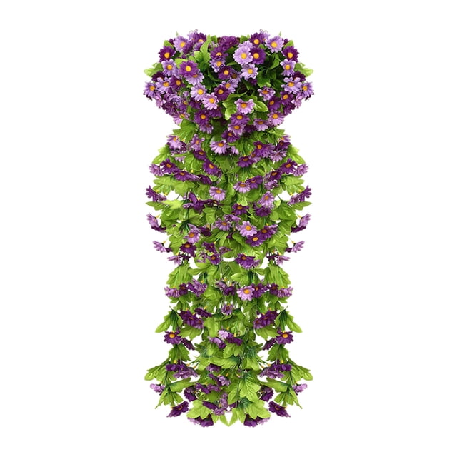 Simulated Rose Bouquets Simulated Flower Wall Hanging Baskets Decorative Landscaping Artificial Flowers Rattan Home Decor Flowers 85cm