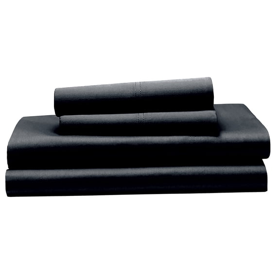 Hometrends 400 Thread Count 100% Cotton Sheet Set - Sateen