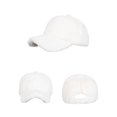 thumbnail image 4 of Casquette de Baseball Classique Blanche pour Femme, Chapeau Ajustable et Structuré avec Visière Incurvée et Bouton, pour Tenue Décontractée Extérieure et Protection Solaire, Taille Unique, 4 of 5