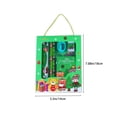 thumbnail image 3 of WLOELOEW Holiday Stationery Set 6 Items For Christmas Gifts Abs Material Green Color Student Prize Set Color Green Green, 3 of 6