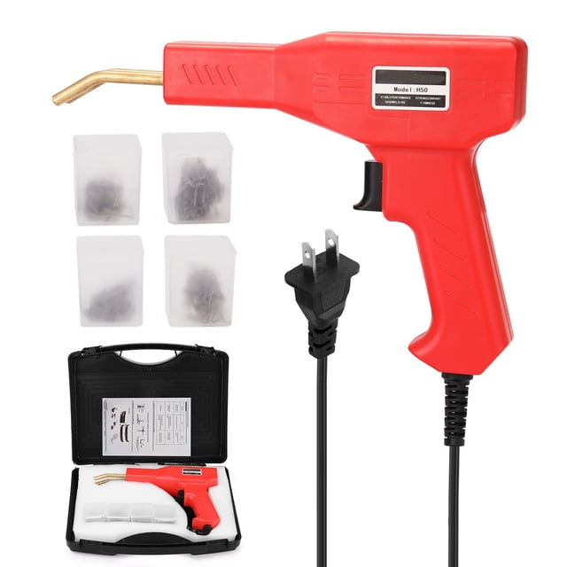 Amdohai Handy Plastics Welders Garage Tools Hot Staplers Machine Staple PVC Repairing Machine Car Repairing Stapler Welding Tool