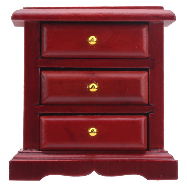 Dollhouse Bedside Table, 1/12 Dollhouse Bedside Table, Durable Exquisite Simulate For Doll House Toy