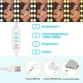 thumbnail image 3 of Zootealy 12 Pcs Vanity Lights for Mirror, , Hollywood LED Mirror Lights for Makeup, 12 Dimmable Bulbs with Removable Stickers (Mirror Not Included), 3 of 6