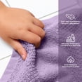 thumbnail image 3 of Ensemble de 8 débarbouillettes pour enfants Mainstays – Mauve, 3 of 5