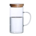 thumbnail image 1 of Glass Water Pitcher With Lid Handle Juice Jug for Cold Beverages Glass Jug for Serving Water Juice and More, 1 of 5