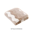 thumbnail image 4 of Aufmer Fleece Bath Towel, Polyester Fiber Enlarged Thickened Bath Sheet, Soft Absorbent Bathroom Towel for Shower, Quick Drying Body Towel, Daily Use Washcloth, Home Linen, 4 of 6