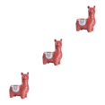 thumbnail image 3 of Wweixi 1/2/3 Animal Shape Pots Durable Materials For In Garden For Small Spaces Eco-friendly Crooked Head red 3PCS, 3 of 6