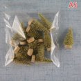 thumbnail image 1 of 12Pcs/Pack Mini Christmas Tree Santa Claus Snow Decor for DIY Frost Village New Year, 1 of 6