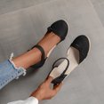 thumbnail image 4 of Weiqiqre Sandales à Enfiler pour Femmes Offres, Chaussures d'Été pour Dames à Plateforme à Talon Compensé à Bout Fermé Sandales Décontractées pour Femmes Rabais, 4 of 9