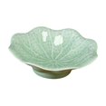 thumbnail image 2 of DOLITY Ceramic Fruit Bowl Decorative with Base Fruit Tray for Sweets Nuts Side Dish Light Green, 2 of 9