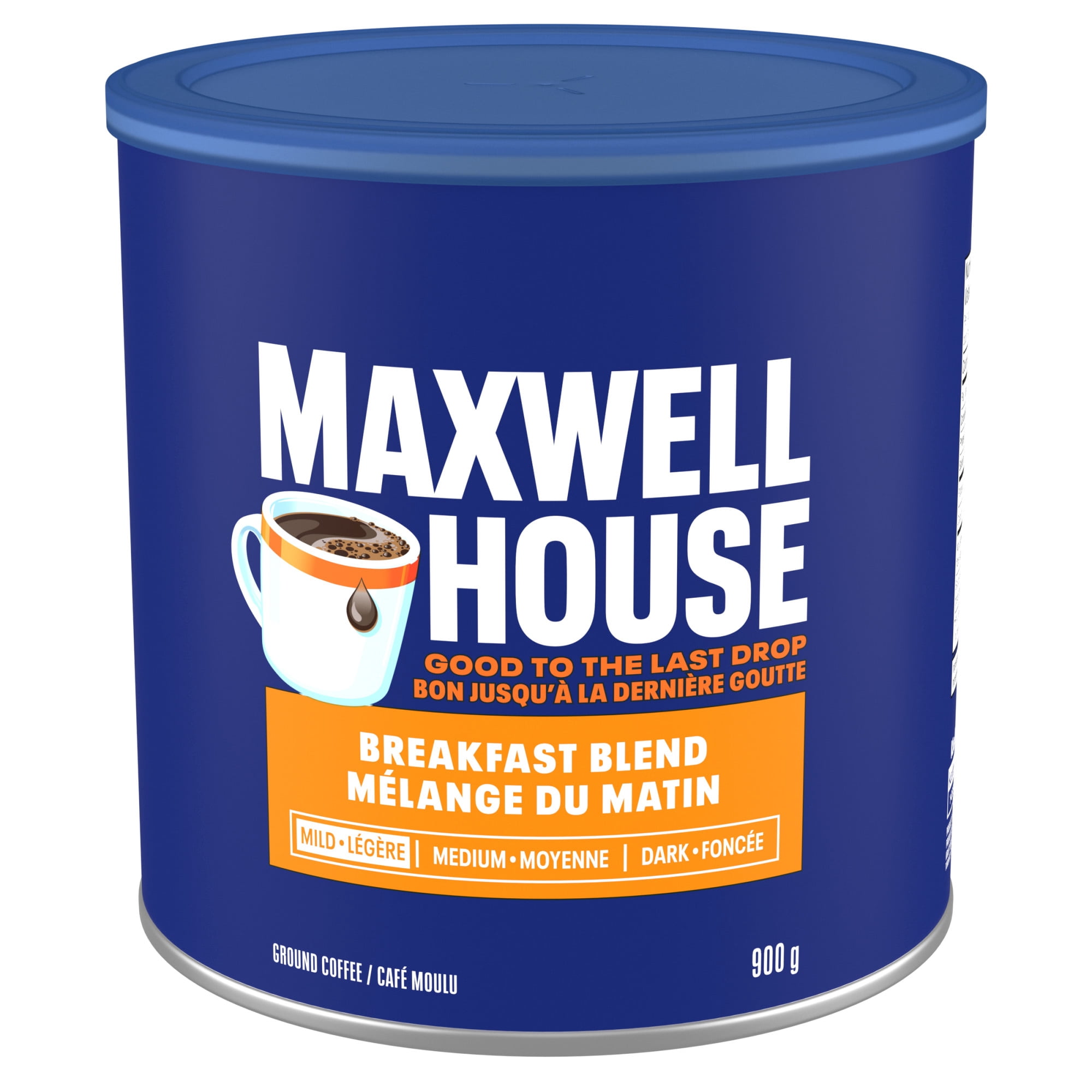 Café moulu Maxwell House Breakfast Blend, moyen