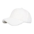 thumbnail image 1 of Casquette de Baseball Classique Blanche pour Femme, Chapeau Ajustable et Structuré avec Visière Incurvée et Bouton, pour Tenue Décontractée Extérieure et Protection Solaire, Taille Unique, 1 of 5