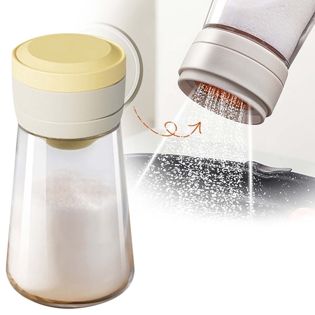Glass Jars With Sealed Lids And Shaker For Organized Kitchen Pantry Storage And Countertop Display
