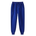 thumbnail image 1 of Yuyuzo Plus Size Sweatpants for Women Thick Workout Jogging Pants Elastic Waist Drawstring Solid Color Trackpants, 1 of 2