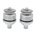 thumbnail image 4 of DYNWAVECA 2 Pieces Front Shock Absorption Screws Cover Cap Metal Easy Installation Motorcycle Replacement for CBR250 250 Accessories Silver, 4 of 9