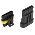 thumbnail image 4 of 5 Sets 4P 5P 6P AMP 1.5 Male and Female Plug Automotive Car Waterproof Connector5P, 4 of 7