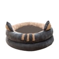 thumbnail image 2 of LSLJS Lit Rond Moderne en Peluche Douce pour Animaux de Compagnie pour Chats Ou Petits Chiens, Mini Lit pour Chien de Taille Moyenne Cat Bed Autochauffant Automne Hiver Intérieur pour Somnoler Dormir Douillet Minou Teddy Kennel, 2 of 2