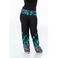thumbnail image 1 of White Mark Pantalon Palazzo Imprimé pour Femmes, 1 of 4