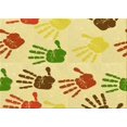 thumbnail image 1 of Ahgly Company Tapis d'Intérieur Lavables à la Machine, Rectangle Transitionnel Brun Cannelle, 8' x 12', 1 of 7