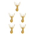 thumbnail image 2 of Ruiboury Personalize Home Style With 3D Mirror Wall Stickers Unique Look Living Space Personalized Home Style gold XL 5Set, 2 of 6