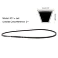 Unique Bargains K31 Rubber V Belt, K Section, 3 Pack - Walmart.ca