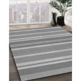 thumbnail image 3 of Ahgly Company Tapis d'Intérieur Lavables en Machine Rectangle Transitionnel Gris Nuage Gris, 5' x 8', 3 of 7