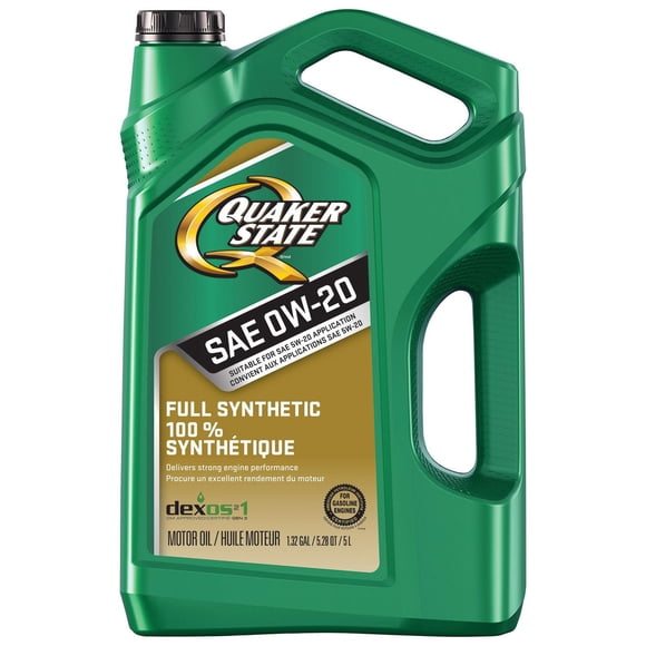 Quaker State Huile moteur entièrement synthétique 0W-20 5L