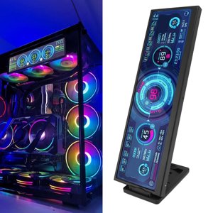 Moniteur portable, barre étirée LCD Affichage 12.6 Écran secondaire de moniteur de pouce pour ordinateur