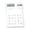 White, variant on Transparent Calculator, Solar Computer,Calculator With Solar Calculator, Screen Calculator,