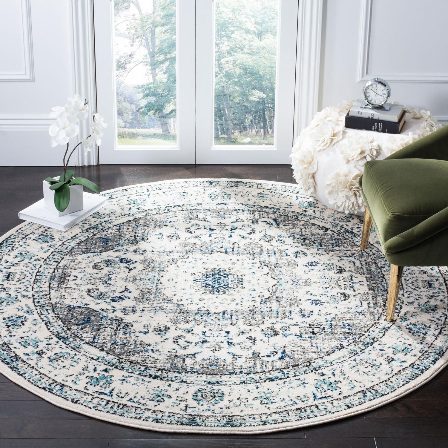 SAFAVIEH Evoke Teale Tapis Traditionnel
