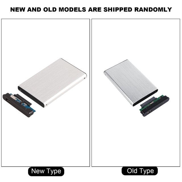 Hard Drive Enclosure 2.5" SSD External, Hard Disk Drive HDD Enclosure, Laptop for Macs XP Computer 98 SE PC