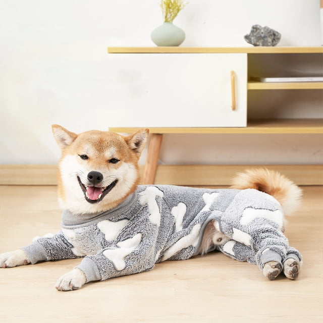 VONKY Fashionable And Functional Dogs Pet Jumpsuit For Furry Friend Easy To Clean Costume For Dog Pajama pink+XXXL