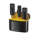 thumbnail image 1 of yeacher 2.4G Wireless Dual Microphone System with Charging Case, 20m Range, Omnidirectional Sound, Lightning Compatible, 6-8h Battery Life, 1 Receiver + 2 Transmitters, 1 of 6