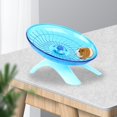 thumbnail image 4 of Milaget 7" Roller Hamster Exercise Wheel Platform Rat Gerbil Small Pet Toy Blue, 4 of 8