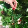 thumbnail image 5 of LSLJS 26 Letters Christmas Tree Decoration Pendant Christmas Tree Ornaments Personalized DIY Christmas Ornaments Christmas Decorations Xmas Tree Hanging Decor Christmas Ornaments, 5 of 5
