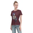 thumbnail image 4 of T-Shirt Basique à Manches Courtes pour Femmes Naruto Hinata, 4 of 6