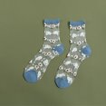 thumbnail image 2 of IROINID Économies Chaussettes à la Cheville pour Femmes Maille Dames Respirabilité Patchwork Chaussettes Fines Bas, 2 of 4