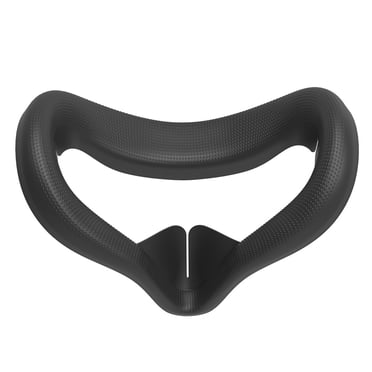 Couvre-visage en Silicone de Remplacement pour Casque VR Oculus Quest 2 - Confortable, Résistant à la Sueur, Lavable, Coussinet de Masque pour les Yeux Résistant aux Taches - Offert en Noir, Bleu, Rouge, Gris