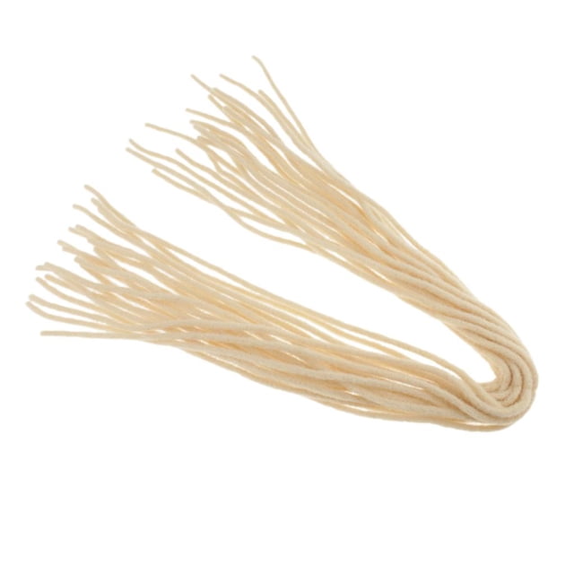 Tachiuwa 20 Pcs Tresses Synthétiques Résistantes à la Chaleur pour Extensions de Cheveux Beige