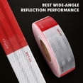 thumbnail image 3 of Red And White Reflective Tape Car Truck Body Sticker Annual Inspection Reflective Strip, 3 of 3