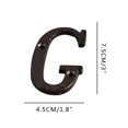 thumbnail image 1 of CEHVOM Creative Alloy Wrought Iron Number Letter Creative DIY House Letter Clearance, 1 of 2