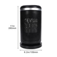 thumbnail image 3 of Virelaxpo 1500W Ceramic Portable Space Heater with 3-Speed Settings, Touch Control, and Overheat Protection for Efficient Warming, 3 of 9